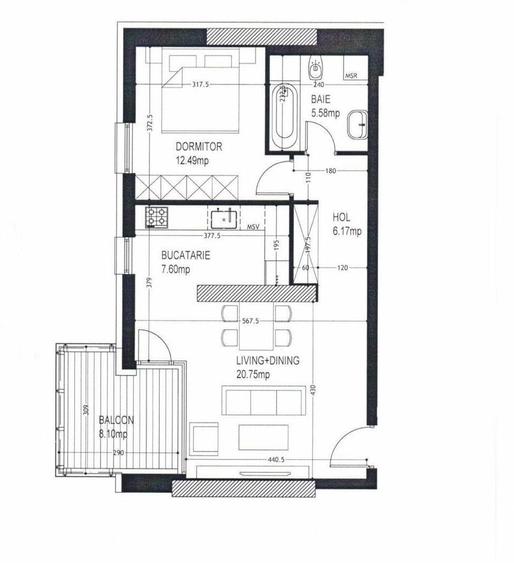 Ap 2 camere 53m2 + Loc Parcare subteran + Boxa | One Herastrau Plazza - 8