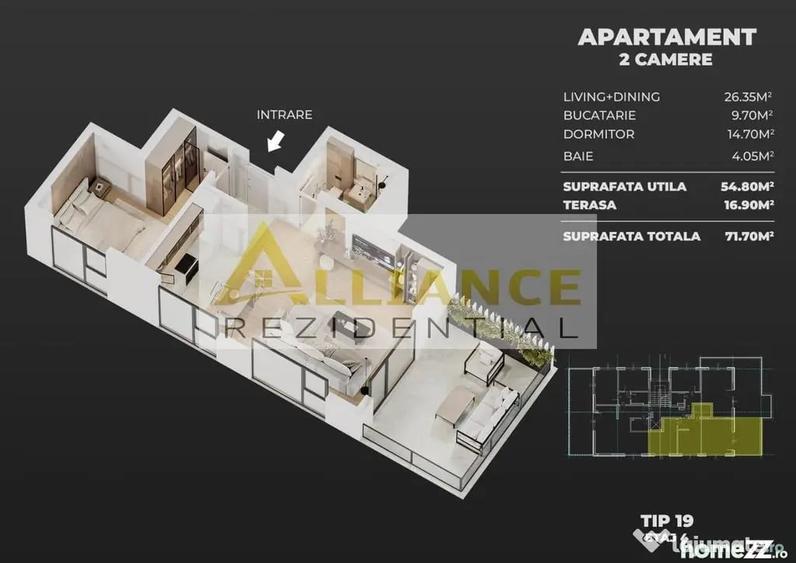 Ame Residence Exclusivitate Proiect nou ap 2 si 3 camere - 13