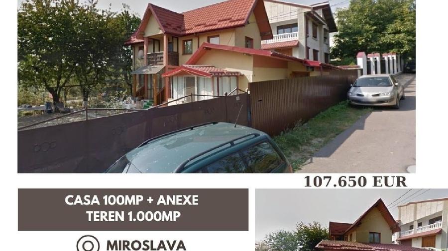 Casă individuală cu 6 camere cu Teren 1000 Mp în Miroslava