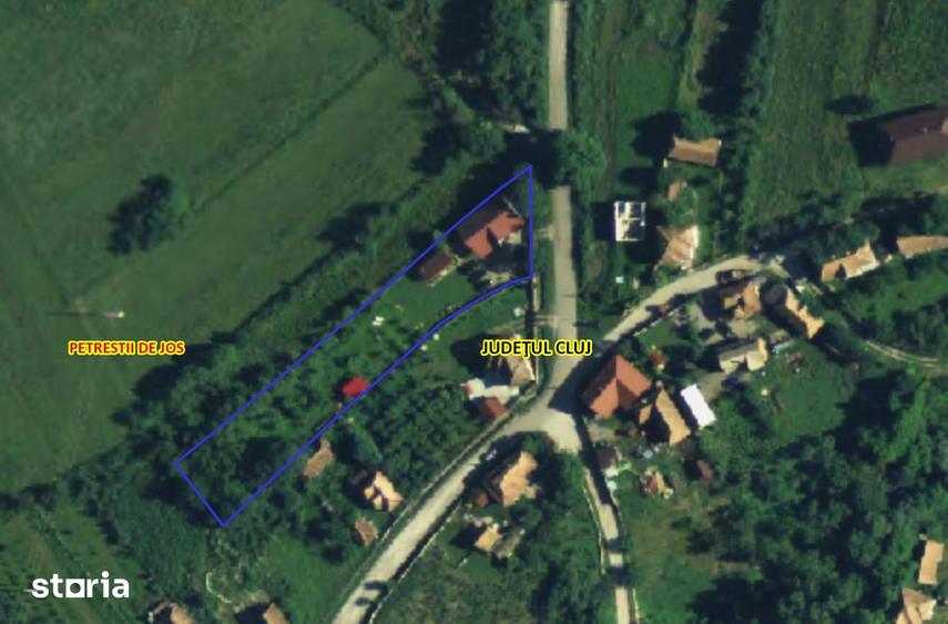 Casă cu 3 camere cu Teren 2135 Mp în Petrești