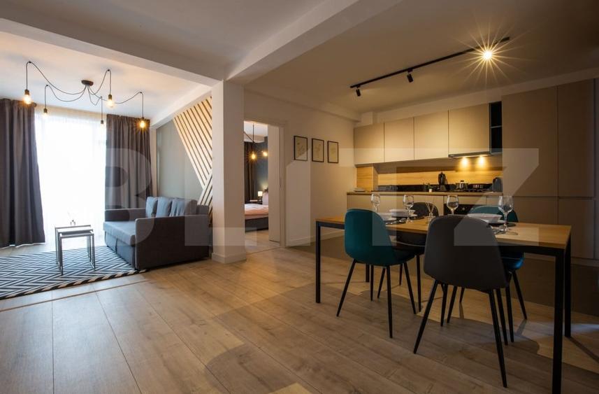 Apartament cu 2 camere decomandat, mobilat în Nord