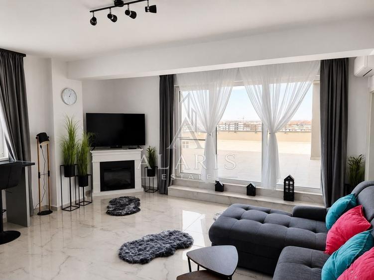 Apartament cu 2 camere semidecomandat, mobilat în Aradului