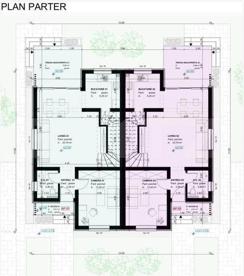 Casă individuală cu 4 camere cu Teren 350 Mp în Sânandrei