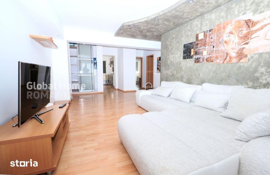 Apartament cu 3 camere, mobilat în Aviatorilor