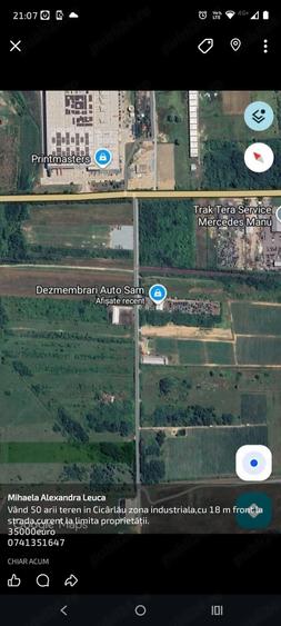 Teren de 50 mp, în Cicârlău