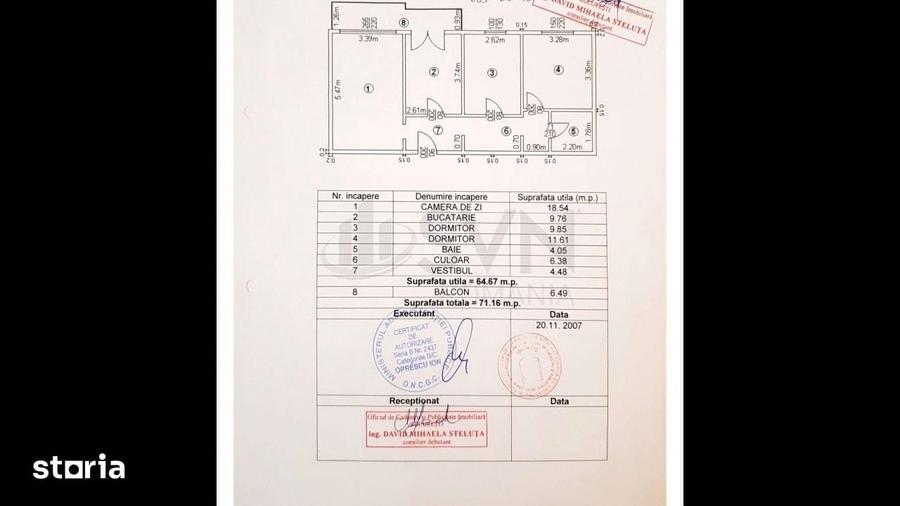 Apartament cu 3 camere în Gara de Nord