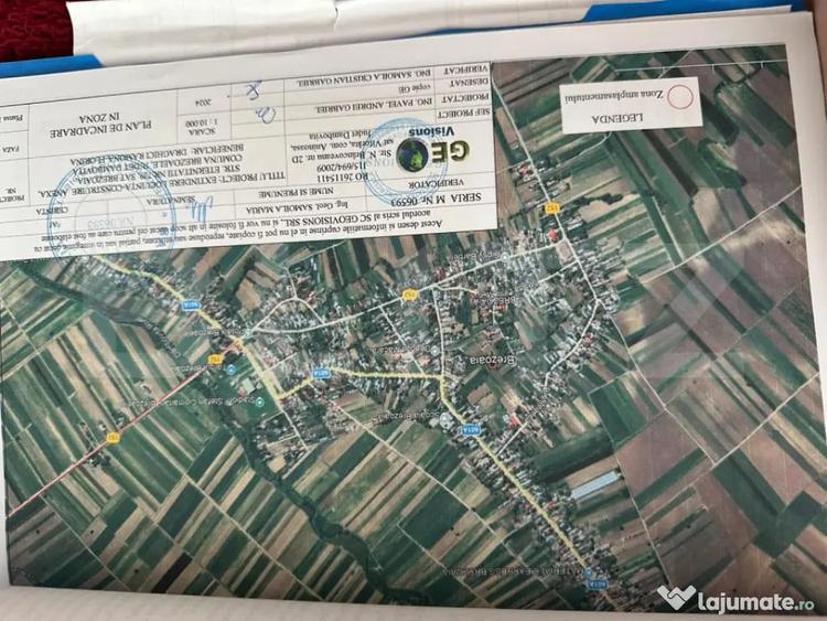 Casă cu 2 camere cu Teren 1300 Mp în Brezoaia