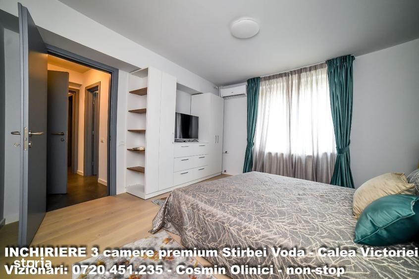 Apartament cu 3 camere, mobilat în Calea Victoriei