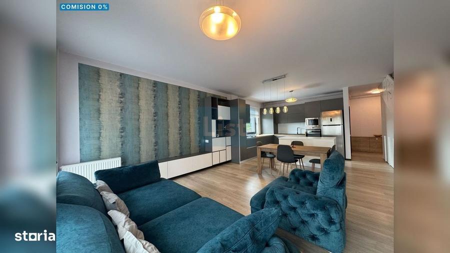 Apartament cu 3 camere, mobilat în Borhanci