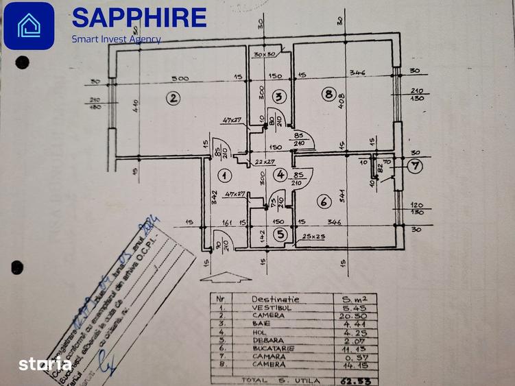 Apartament cu 2 camere decomandat, mobilat în 13 Septembrie