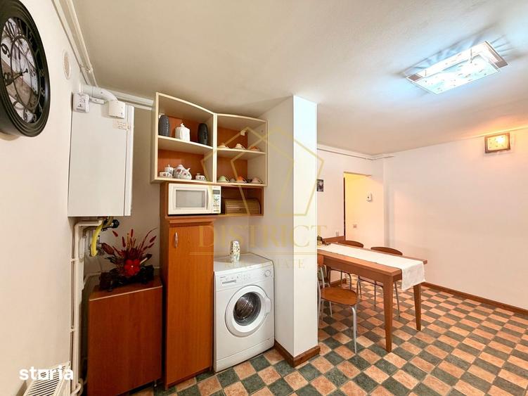 Apartament cu 3 camere semidecomandat, mobilat în Olimpia-Stadion