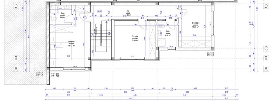 Duplex cu 4 camere cu Teren 300.5 Mp în Florești