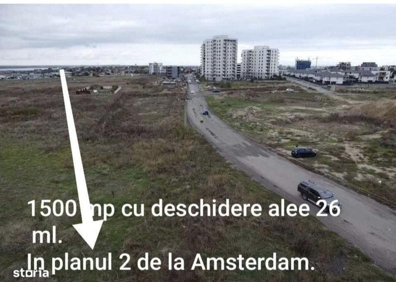Teren Construcții intravilan de 1500 mp, în Tomis Plus