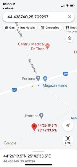 Teren de 2744 mp, în Malu