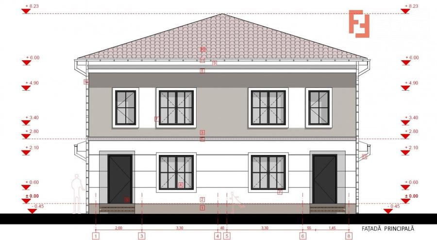 Duplex cu 4 camere cu Teren 250 Mp în Săcălaz