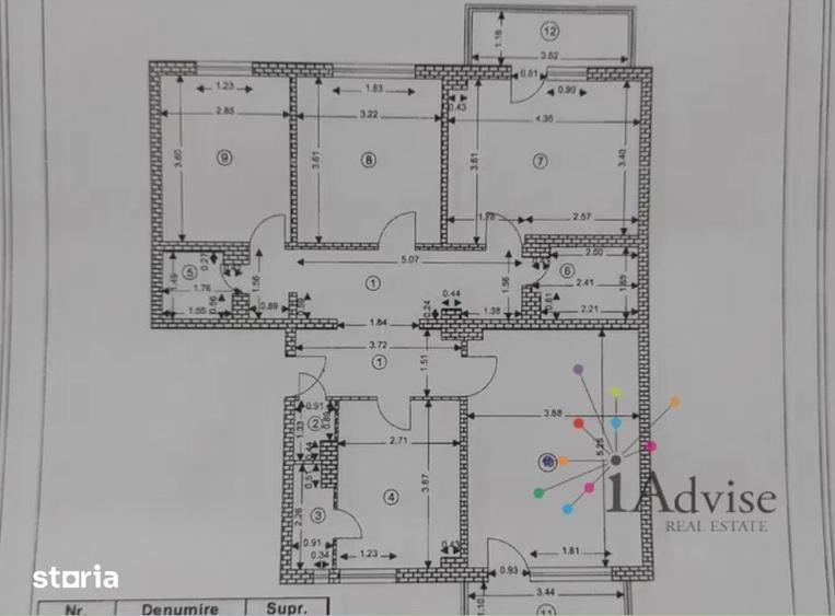 Apartament cu 4 camere decomandat în Noua