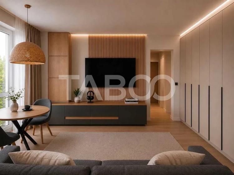 Apartament cu 2 camere semidecomandat, mobilat în Gheorgheni