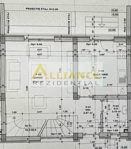 Casă cu 5 camere decomandat cu Canalizare în Central