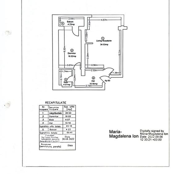 Apartament 2 camere cu balcon, Ivory, mobilat, Pipera, parcare - 11