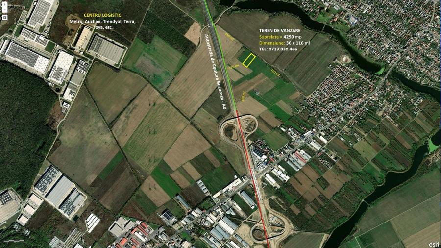 Teren Construcții intravilan de 4250 mp, în Unirii