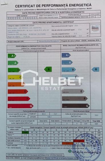 Garsonieră semidecomandată în Sânpetru