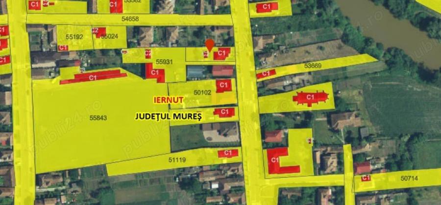 Casă cu 3 camere cu Teren 578 Mp în Iernut