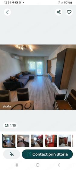 Apartament cu 2 camere decomandat în Careiului