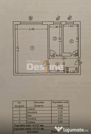 Garsonieră decomandată în Berceni