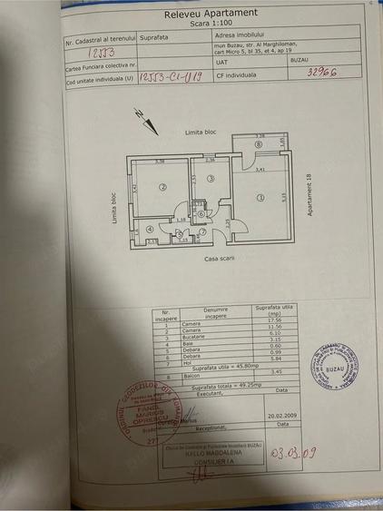 Apartament cu 2 camere decomandat în Marghiloman