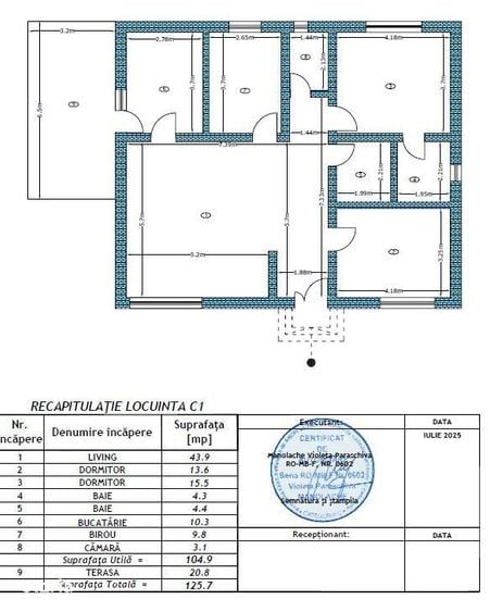 Casă cu 4 camere cu Teren 450 Mp în Periș