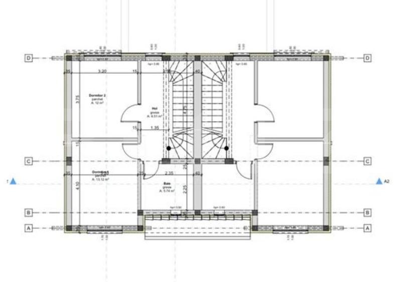 Duplex cu 4 camere cu Canalizare în Săcălaz