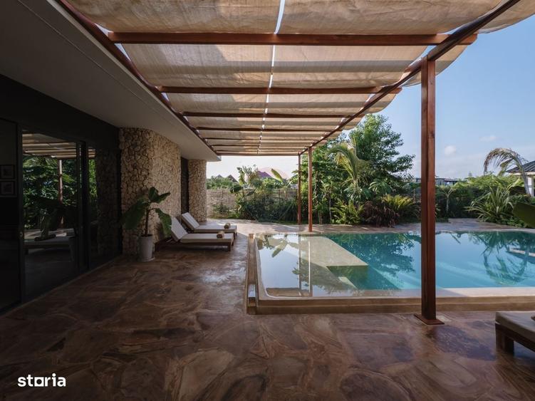 Casă cu 2 camere cu Piscina în Central