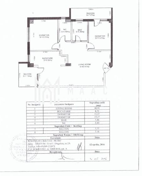 Apartament 3 camere de vânzare | Sibiu, Calea Dumbrăvii