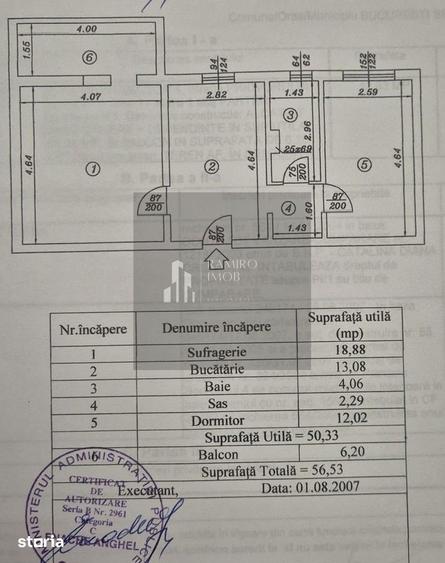 Apartament cu 2 camere decomandat, mobilat în Văcăresti