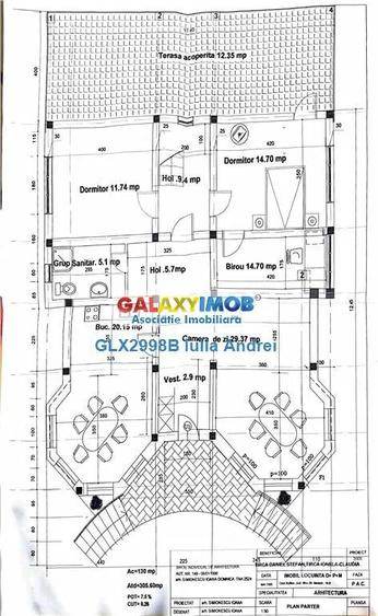 Casă cu 1 camere cu Teren 2700 Mp în Central