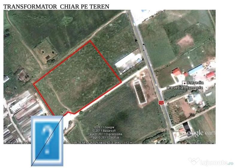 Teren de 25000 mp, în Crevedia