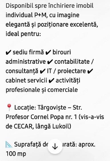 Spațiu comercial, de 100 mp, în Central