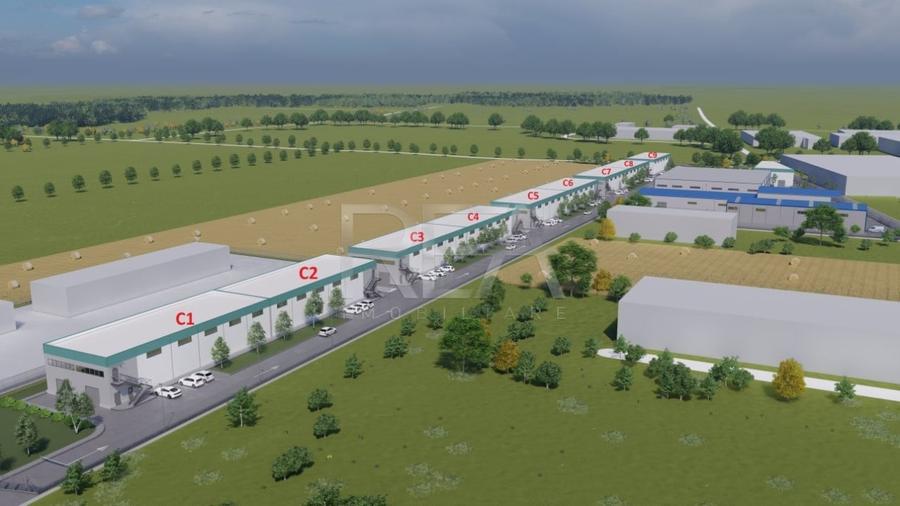 Spațiu industrial, de 11,900 mp, în Popești-Leordeni