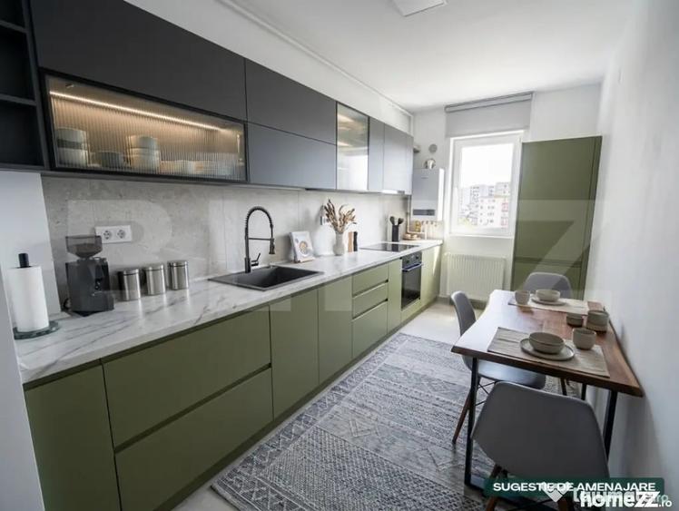 Apartament cu 2 camere decomandat în Răcădău