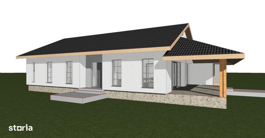 Casă cu 3 camere cu Teren 938 Mp în Sârbi