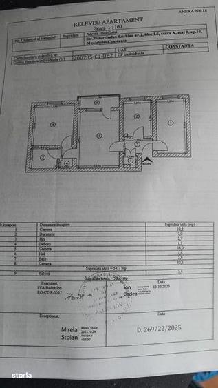 Vand apartament 3 camere - 1