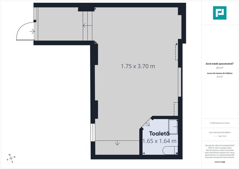 Spațiu comercial, de 22 mp, în Ultracentral