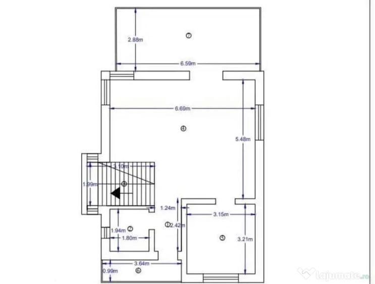 Casă cu 4 camere în Valea Lupului
