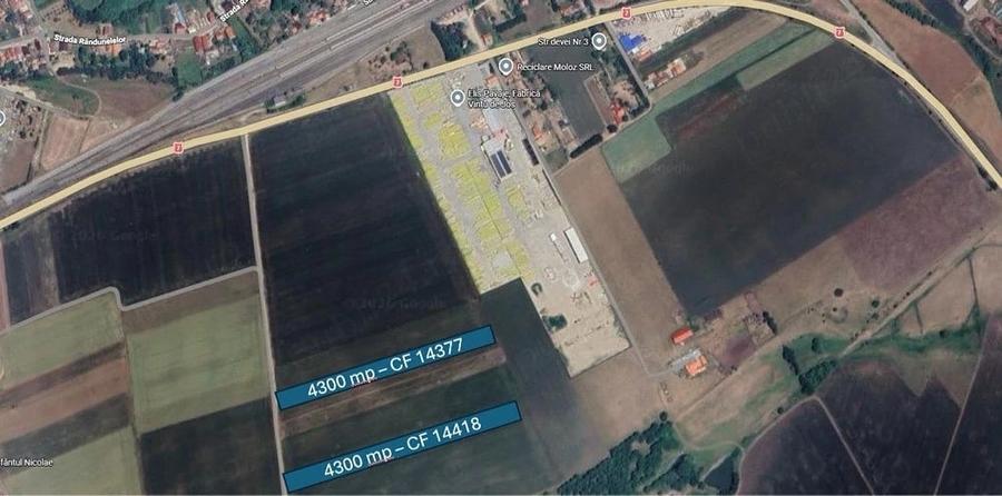 Teren de 4300 mp, în Vințu de Jos