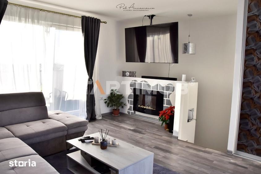Apartament cu 2 camere semidecomandat, mobilat în Sânpetru