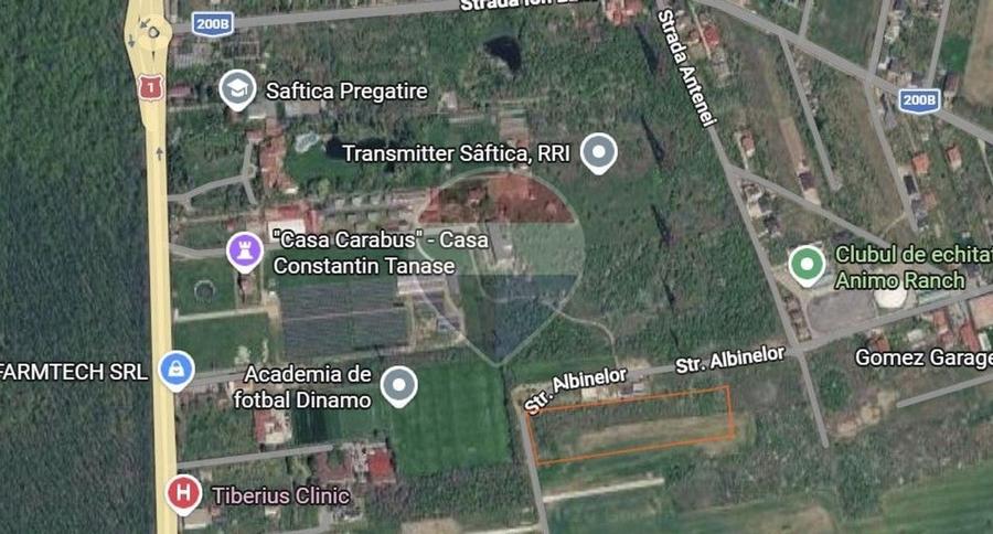 Teren Construcții intravilan de 12984 mp, în Balotești