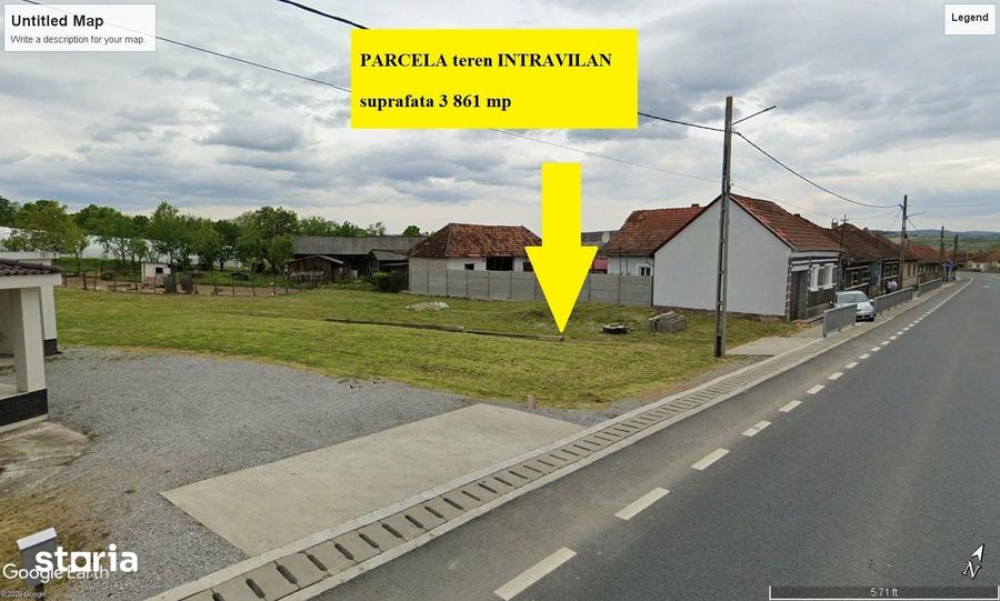 Teren de 3616 mp, în Ceica