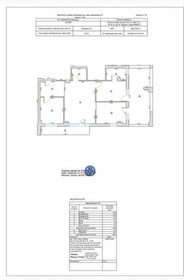 Apartament cu 4 camere în Central