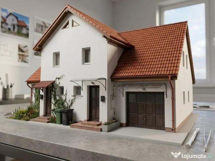 Casă cu 4 camere cu Teren 246 Mp în Florești