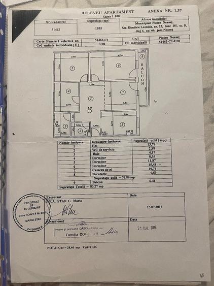 Apartament cu 4 camere decomandat în Exterior Vest